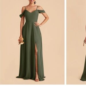 Birdy Grey Bridesmaid Dress Chiffon Olive Green